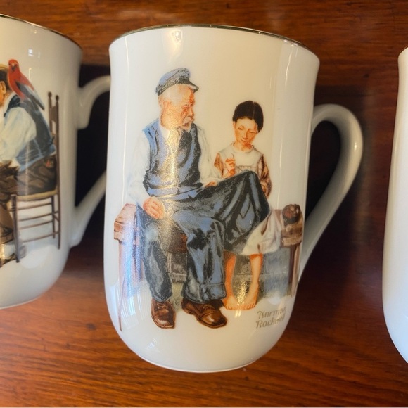 1982 Norman Rockwell Museum collectible mugs, set of 5 - Picture 5 of 10